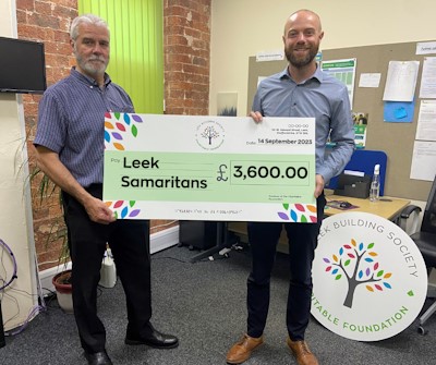 Leek Charitable Foundation grand for Leekk Samaritans