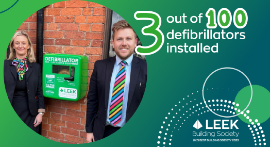 Uttoxeter receives second life-saving defibrillator 