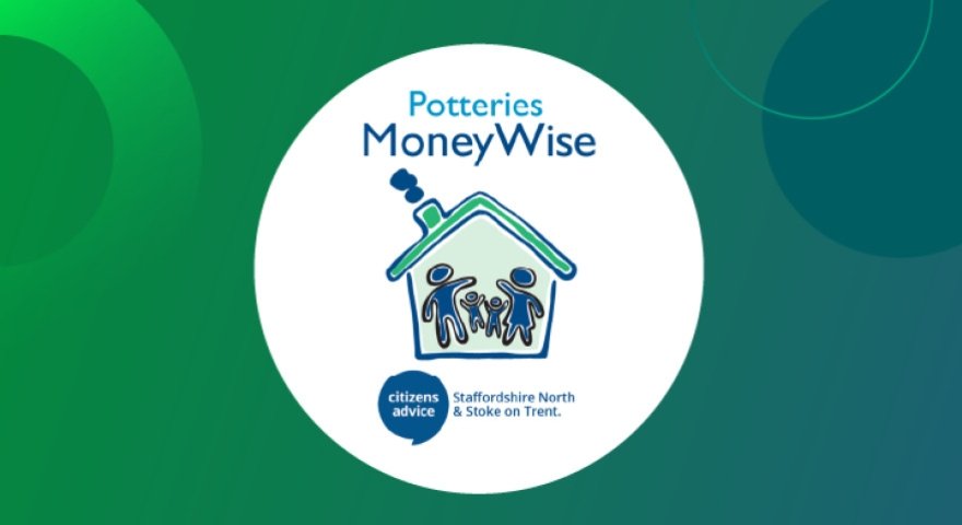 We're joining forces with Potteries Moneywise to support local communities with managing money