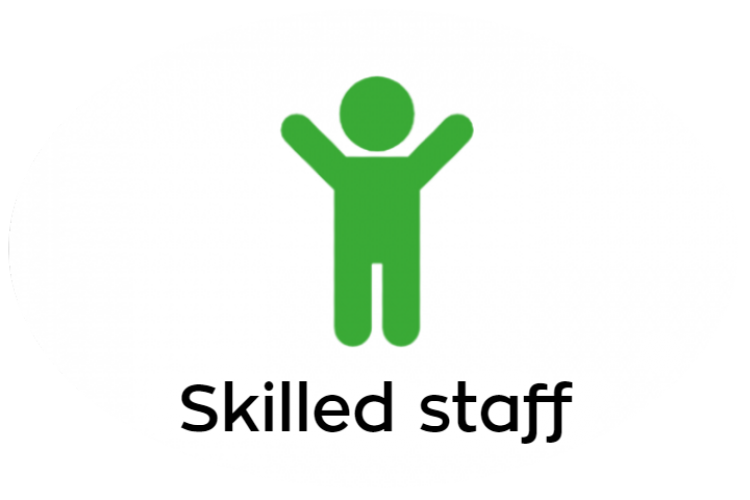 Skilled staff